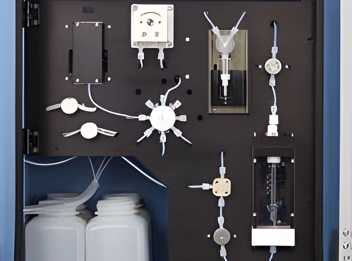 在氨氮分析儀及氨氮在線自動(dòng)監(jiān)測(cè)儀中用工業(yè)注射泵高精度添加試劑