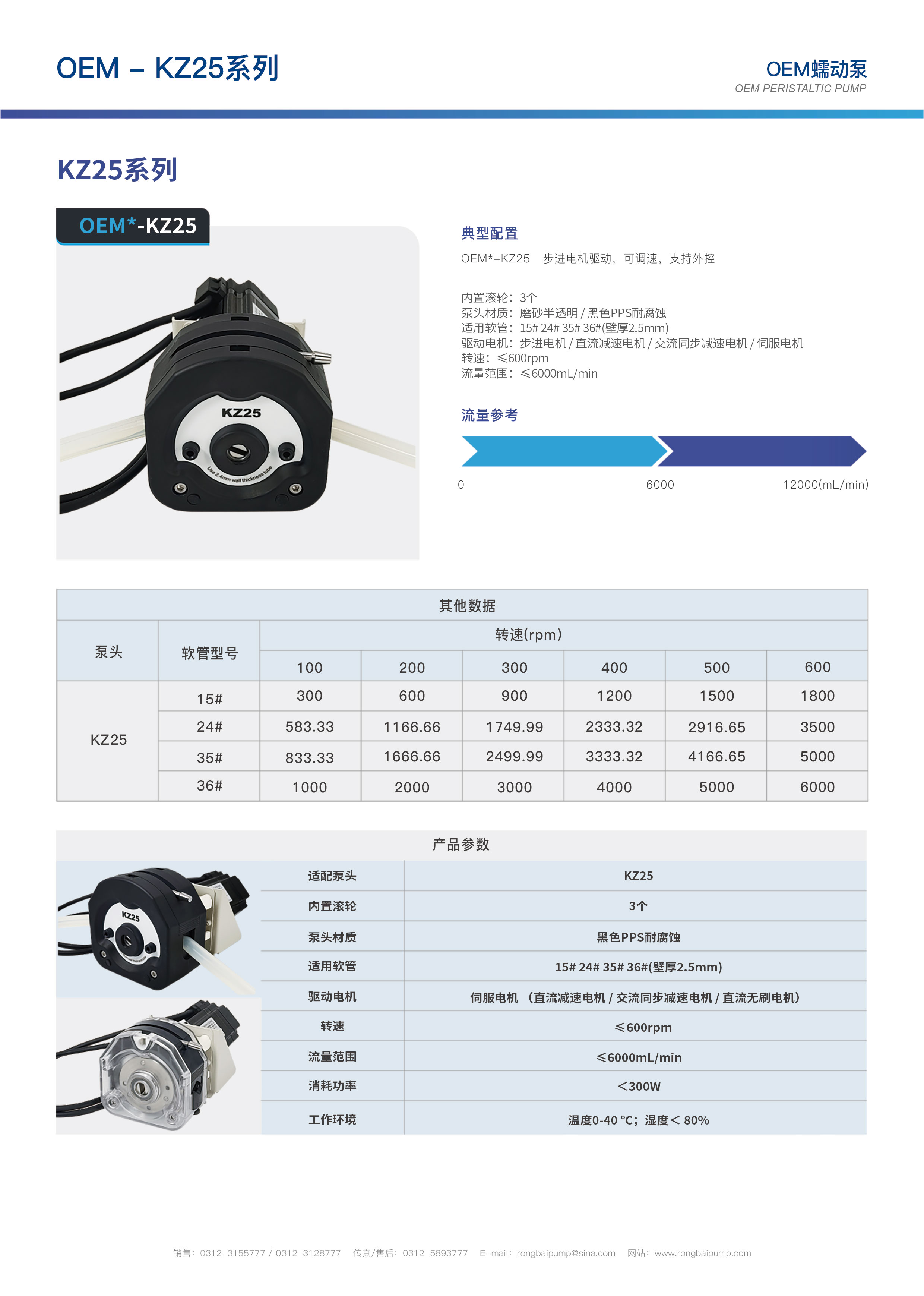 KZ25黑色PPS蠕動(dòng)泵泵頭畫冊(cè)